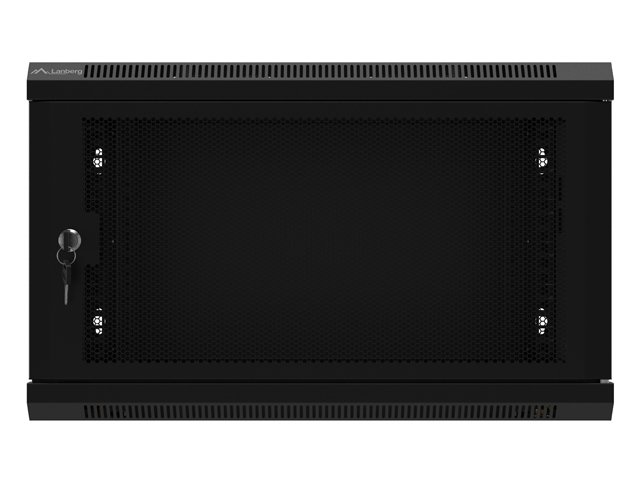 LANBERG 19" RACKOVÁ SKŘÍŇ PRO MONTÁŽ NA STĚNU 6U / 600X450 S PERFOROVANÝMI DVEŘMI ČERNÁ-PLOCHÉ BALENÍ - obrázek č. 12
