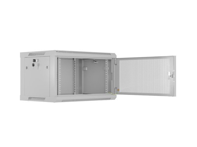 LANBERG INSTALAČNÍ STOJAN 19" 6U 600X450 ŠEDÉ PERFOROVANÉ DVEŘE -  PLOCHÉ BALENÍ - obrázek č. 1