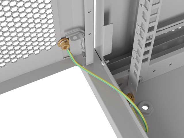 LANBERG INSTALAČNÍ STOJAN 19" 6U 600X450 ŠEDÉ PERFOROVANÉ DVEŘE -  PLOCHÉ BALENÍ - obrázek č. 10