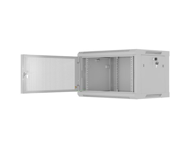 LANBERG INSTALAČNÍ STOJAN 19" 6U 600X450 ŠEDÉ PERFOROVANÉ DVEŘE -  PLOCHÉ BALENÍ - obrázek č. 8