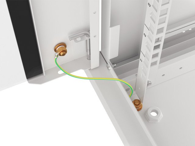 LANBERG RACKOVÁ SKŘÍŇ 19" PRO MONTÁŽ NA STĚNU 9U / 600X450 PRO VLASTNÍ MONTÁŽ S KOVOVÝMI DVEŘMI ŠEDÁ - obrázek č. 11