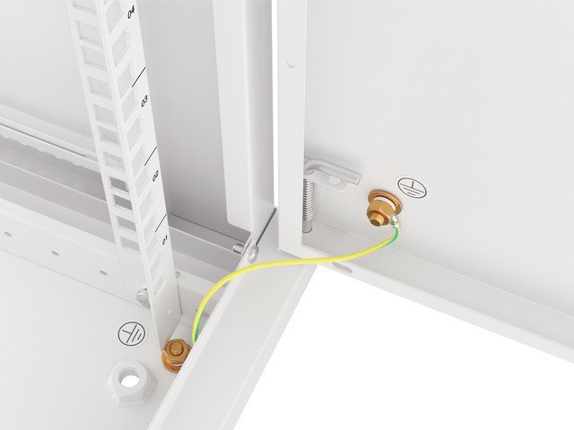 LANBERG RACKOVÁ SKŘÍŇ 19" PRO MONTÁŽ NA STĚNU 9U / 600X450 PRO VLASTNÍ MONTÁŽ S KOVOVÝMI DVEŘMI ŠEDÁ - obrázek č. 10