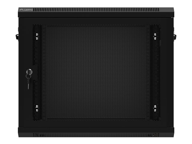LANBERG 19" RACKOVÁ SKŘÍŇ PRO MONTÁŽ NA STĚNU 9U / 600X450 S PERFOROVANÝMI DVEŘMI ČERNÁ - obrázek č. 11