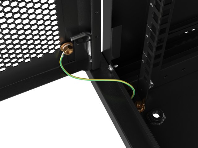 LANBERG 19" RACKOVÁ SKŘÍŇ PRO MONTÁŽ NA STĚNU 9U / 600X450 S PERFOROVANÝMI DVEŘMI ČERNÁ - obrázek č. 13