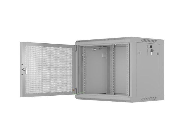 LANBERG INSTALAČNÍ STOJAN 19" 9U 600X450 ŠEDÉ PERFOROVANÉ DVEŘE - PLOCHÉ BALENÍ - obrázek č. 7