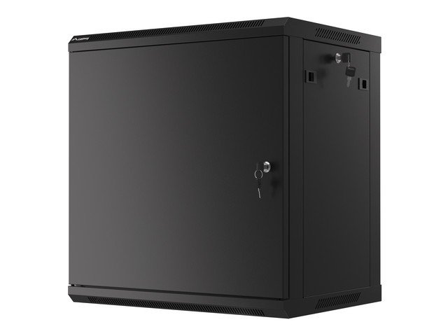 LANBERG RACKOVÁ SKŘÍŇ 19" NÁSTĚNNÁ 12U / 600X450 PRO VLASTNÍ MONTÁŽ S KOVOVÝMI DVEŘMI ČERNÁ - obrázek č. 8