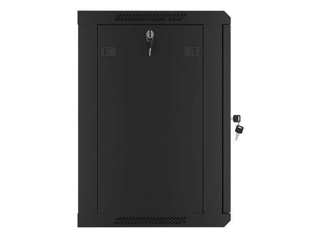 LANBERG RACKOVÁ SKŘÍŇ 19" NÁSTĚNNÁ 12U / 600X450 PRO VLASTNÍ MONTÁŽ S KOVOVÝMI DVEŘMI ČERNÁ - obrázek č. 2