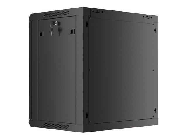 LANBERG 19" RACKOVÁ SKŘÍŇ 12U / 600X450 S PERFOROVANÝMI DVEŘMI ČERNÁ - PLOCHÉ BALENÍ - obrázek č. 11