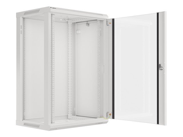 LANBERG 19" RACKOVÁ SKŘÍŇ PRO MONTÁŽ NA STĚNU 18U / 600X450 (FLAT PACK) ŠEDÁ V2 - obrázek č. 11