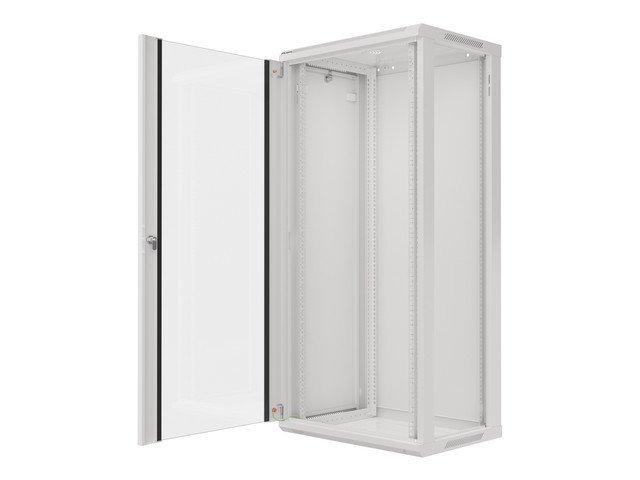 LANBERG RACKOVÁ SKŘÍŇ 19" NÁSTĚNNÁ 27U / 600X450 (FLAT PACK) ŠEDÁ V2 - obrázek č. 9