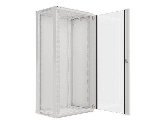 LANBERG RACKOVÁ SKŘÍŇ 19" NÁSTĚNNÁ 27U / 600X450 (FLAT PACK) ŠEDÁ V2 - obrázek č. 11
