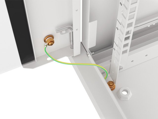 LANBERG RACKOVÁ SKŘÍŇ 19" PRO MONTÁŽ NA STĚNU 4U / 600X600 (FLAT PACK) V2 ŠEDÁ - obrázek č. 2