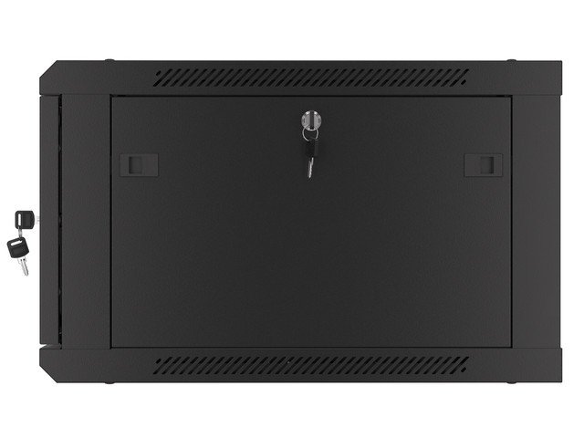 LANBERG RACKOVÁ SKŘÍŇ 19" PRO MONTÁŽ NA STĚNU 6U / 600X600 PRO VLASTNÍ MONTÁŽ S KOVOVÝMI DVEŘMI ČERNÁ - obrázek č. 3