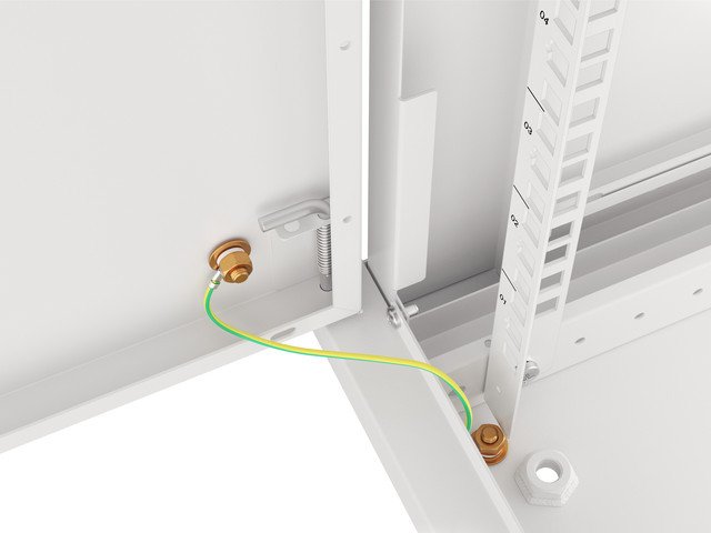 LANBERG RACKOVÁ SKŘÍŇ 19" PRO MONTÁŽ NA STĚNU 6U / 600X600 PRO VLASTNÍ MONTÁŽ S KOVOVÝMI DVEŘMI ŠEDÁ - obrázek č. 10