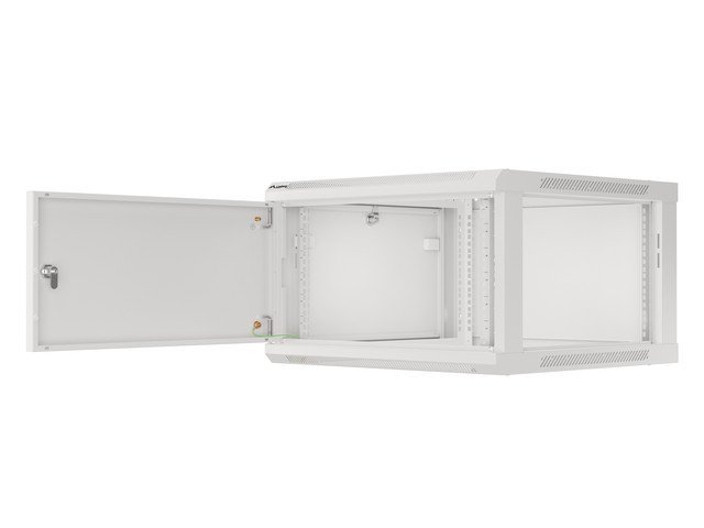 LANBERG RACKOVÁ SKŘÍŇ 19" PRO MONTÁŽ NA STĚNU 6U / 600X600 PRO VLASTNÍ MONTÁŽ S KOVOVÝMI DVEŘMI ŠEDÁ - obrázek č. 8