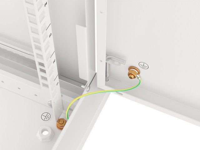 LANBERG RACKOVÁ SKŘÍŇ 19" PRO MONTÁŽ NA STĚNU 6U / 600X600 PRO VLASTNÍ MONTÁŽ S KOVOVÝMI DVEŘMI ŠEDÁ - obrázek č. 9