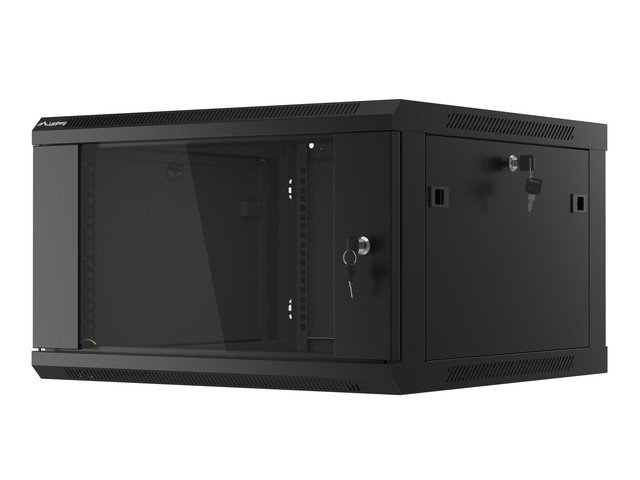 LANBERG 19" RACKOVÁ SKŘÍŇ PRO MONTÁŽ NA STĚNU 6U / 600X600 (FLAT PACK) ČERNÁ V2 - obrázek č. 10