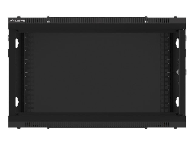 LANBERG 19" RACKOVÁ SKŘÍŇ PRO MONTÁŽ NA STĚNU 6U / 600X600 (FLAT PACK) ČERNÁ V2 - obrázek č. 9