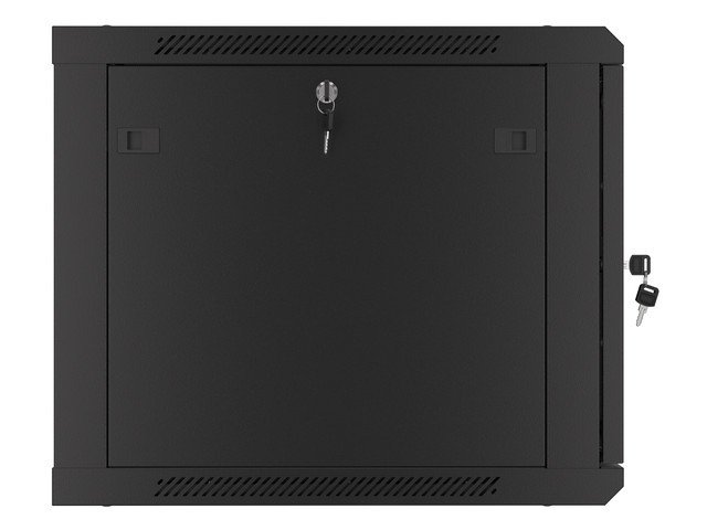 LANBERG RACKOVÁ SKŘÍŇ 19" PRO MONTÁŽ NA STĚNU 9U / 600X600 PRO VLASTNÍ MONTÁŽ S KOVOVÝMI DVEŘMI ČERNÁ - obrázek č. 6