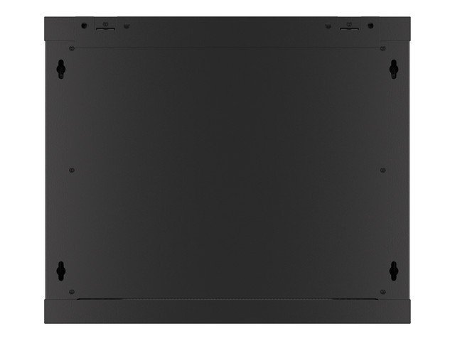 LANBERG RACKOVÁ SKŘÍŇ 19" PRO MONTÁŽ NA STĚNU 9U / 600X600 PRO VLASTNÍ MONTÁŽ S KOVOVÝMI DVEŘMI ČERNÁ - obrázek č. 4