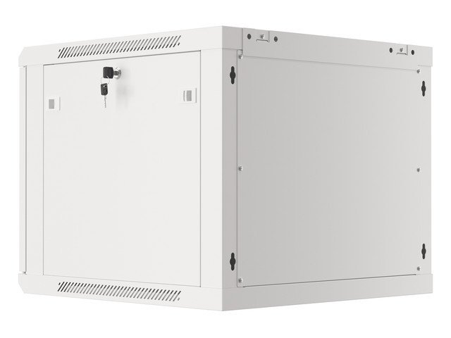 LANBERG RACKOVÁ SKŘÍŇ 19" PRO MONTÁŽ NA STĚNU 9U / 600X600 PRO VLASTNÍ MONTÁŽ S KOVOVÝMI DVEŘMI ŠEDÁ - obrázek č. 2