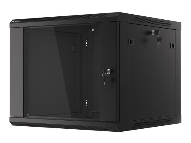 LANBERG RACKOVÁ SKŘÍŇ 19" PRO MONTÁŽ NA STĚNU 9U / 600X600 (FLAT PACK) V2 ČERNÁ - obrázek č. 12