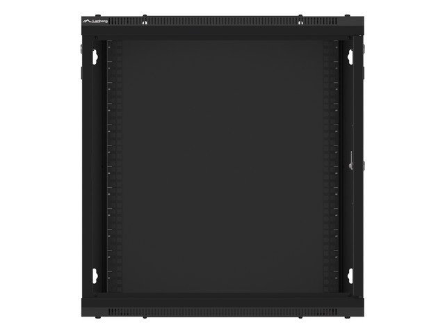 LANBERG RACKOVÁ SKŘÍŇ 19" NÁSTĚNNÁ 12U / 600X600 PRO VLASTNÍ MONTÁŽ S KOVOVÝMI DVEŘMI ČERNÁ - obrázek č. 7