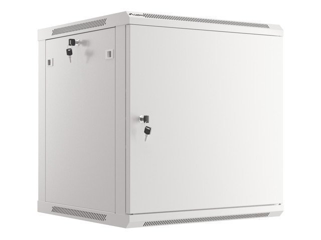 LANBERG RACKOVÁ SKŘÍŇ 19" NÁSTĚNNÁ 12U / 600X600 PRO VLASTNÍ MONTÁŽ S KOVOVÝMI DVEŘMI ŠEDÁ - obrázek produktu