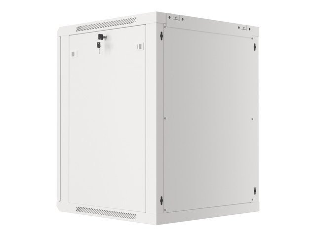 LANBERG 19" RACKOVÁ SKŘÍŇ PRO MONTÁŽ NA STĚNU 15U / 600X600 (FLAT PACK) S PROSKLENÝMI DVEŘMI ŠEDÁ V2c - obrázek č. 3