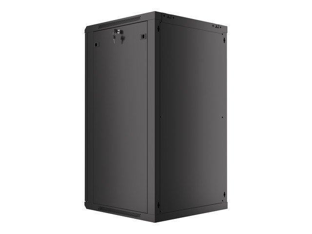 LANBERG 19" RACKOVÁ SKŘÍŇ PRO MONTÁŽ NA STĚNU 22U / 600X600 (FLAT PACK) ČERNÁ V2 - obrázek č. 12