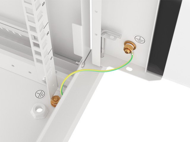 LANBERG RACKOVÁ SKŘÍŇ 19" NÁSTĚNNÁ 27U / 600X600 (FLAT PACK) S PROSKLENÝMI DVEŘMI ŠEDÁ V2 - obrázek č. 11