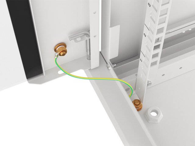 LANBERG RACKOVÁ SKŘÍŇ 19" NÁSTĚNNÁ 27U / 600X600 (FLAT PACK) S PROSKLENÝMI DVEŘMI ŠEDÁ V2 - obrázek č. 13