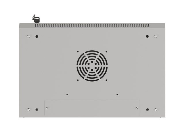 LANBERG RACKOVÁ SKŘÍŇ 19" NÁSTĚNNÁ 4U / 540X350 (FLAT PACK) S PROSKLENÝMI DVEŘMI ŠEDÁ - obrázek č. 4