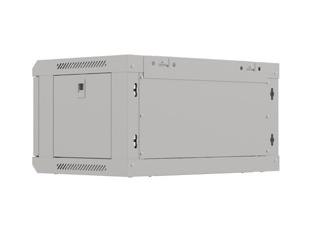 LANBERG RACKOVÁ SKŘÍŇ 19" NÁSTĚNNÁ 4U / 540X350 (FLAT PACK) S PROSKLENÝMI DVEŘMI ŠEDÁ - obrázek č. 3