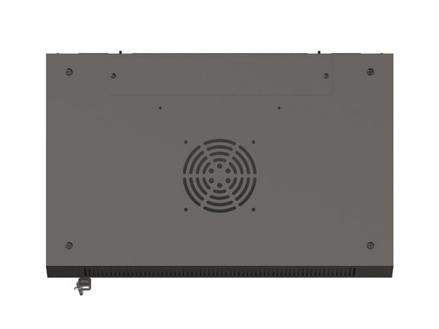 LANBERG 19" RACKOVÁ SKŘÍŇ PRO MONTÁŽ NA STĚNU 9U / 540X350 (FLAT PACK) S PROSKLENÝMI DVEŘMI ČERNÁ - obrázek č. 4