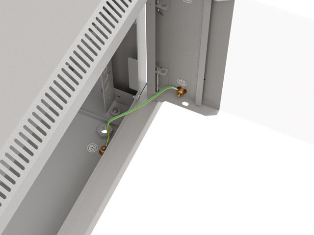 LANBERG 19" RACKOVÁ SKŘÍŇ PRO MONTÁŽ NA STĚNU 9U / 540X350 (FLAT PACK) S PROSKLENÝMI DVEŘMI ŠEDÁ - obrázek č. 10