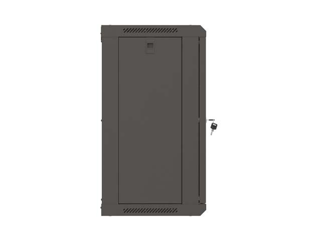 LANBERG 19" RACKOVÁ SKŘÍŇ PRO MONTÁŽ NA STĚNU 12U / 540X350 (PLOCHÉ BALENÍ) S PROSKLENÝMI DVEŘMI ČERNÁ - obrázek č. 11