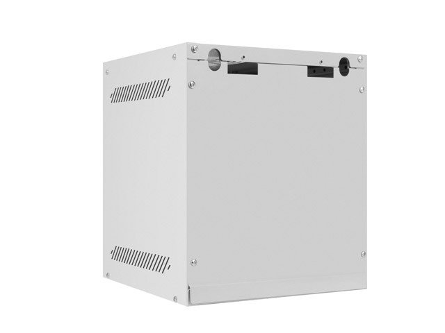 LANBERG RACKOVÁ SKŘÍŇ 10" PRO MONTÁŽ NA STĚNU 6U / 280X310 PRO VLASTNÍ MONTÁŽ S KOVOVÝMI DVEŘMI ŠEDÁ - obrázek č. 4
