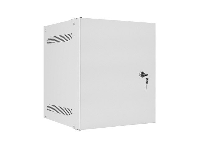 LANBERG RACKOVÁ SKŘÍŇ 10" PRO MONTÁŽ NA STĚNU 6U / 280X310 PRO VLASTNÍ MONTÁŽ S KOVOVÝMI DVEŘMI ŠEDÁ - obrázek produktu