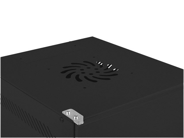 LANBERG RACKOVÁ SKŘÍŇ 10" PRO MONTÁŽ NA STĚNU 9U / 280X310 PRO VLASTNÍ MONTÁŽ S KOVOVÝMI DVEŘMI ČERNÁ - obrázek č. 3