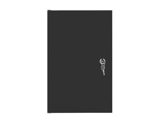 LANBERG RACKOVÁ SKŘÍŇ 10" PRO MONTÁŽ NA STĚNU 9U / 280X310 PRO VLASTNÍ MONTÁŽ S KOVOVÝMI DVEŘMI ČERNÁ - obrázek č. 1