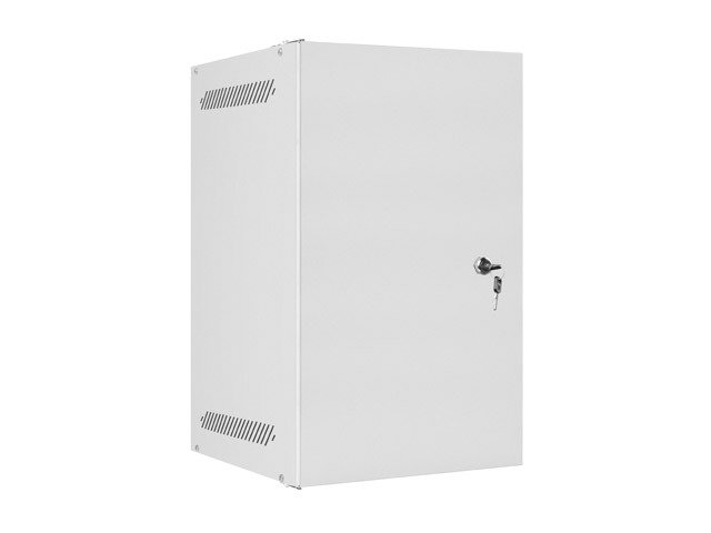LANBERG RACKOVÁ SKŘÍŇ 10" PRO MONTÁŽ NA STĚNU 9U / 280X310 PRO VLASTNÍ MONTÁŽ S KOVOVÝMI DVEŘMI ŠEDÁ - obrázek produktu