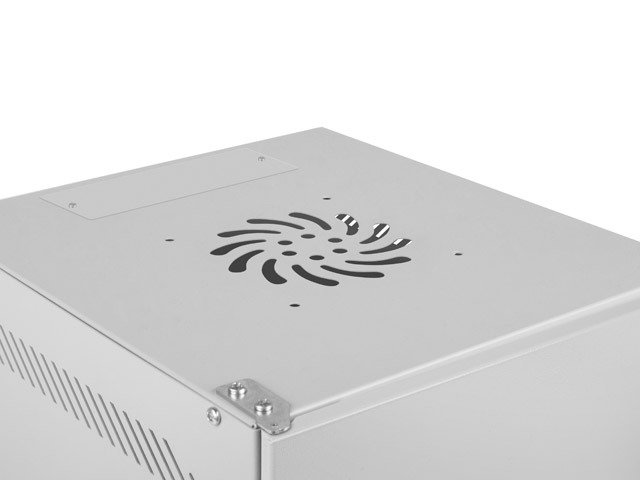 LANBERG RACKOVÁ SKŘÍŇ 10" NÁSTĚNNÁ 12U / 280X310 PRO VLASTNÍ MONTÁŽ S KOVOVÝMI DVEŘMI ŠEDÁ-FLAT PACK - obrázek č. 5