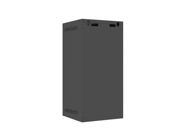 LANBERG RACKOVÁ SKŘÍŇ 10" NÁSTĚNNÁ 12U / 280X310 (FLAT PACK) S PROSKLENÝMI DVEŘMI ČERNÁ - obrázek č. 4