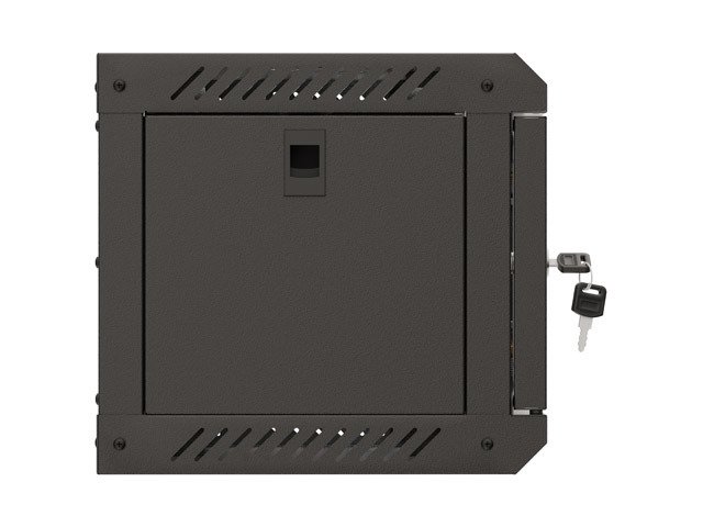 LANBERG RACKOVÁ SKŘÍŇ 10" NÁSTĚNNÁ 4U / 300X300 (FLAT PACK) S PROSKLENÝMI DVEŘMI ČERNÁ - obrázek č. 6