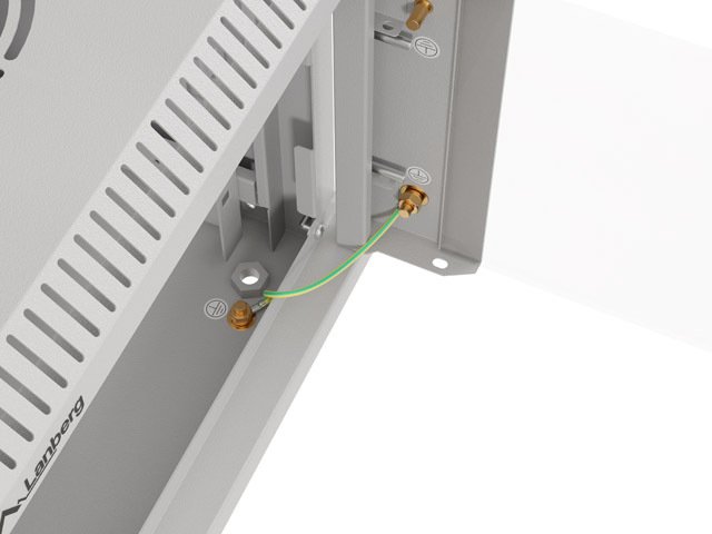 LANBERG RACKOVÁ SKŘÍŇ 10" NÁSTĚNNÁ 4U / 300X300 (FLAT PACK) S PROSKLENÝMI DVEŘMI ŠEDÁ - obrázek č. 12