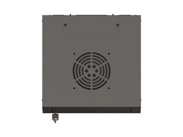 LANBERG RACKOVÁ SKŘÍŇ 10" NÁSTĚNNÁ 9U / 300X300 (FLAT PACK) S PROSKLENÝMI DVEŘMI ČERNÁ - obrázek č. 6