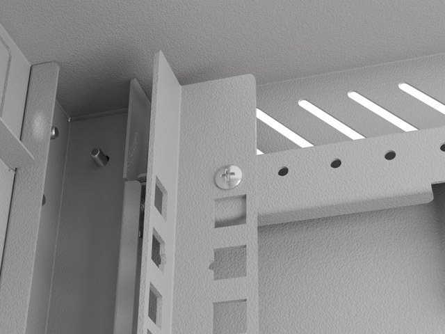 LANBERG RACKOVÁ SKŘÍŇ 10" NÁSTĚNNÁ 9U / 300X300 (FLAT PACK) S PROSKLENÝMI DVEŘMI ŠEDÁ - obrázek č. 2