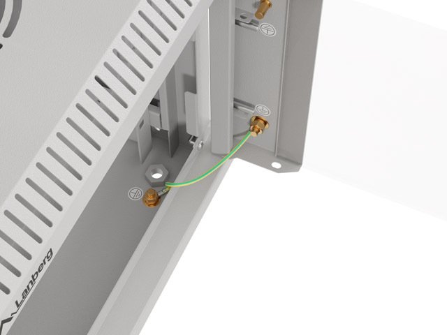 LANBERG RACKOVÁ SKŘÍŇ 10" NÁSTĚNNÁ 9U / 300X300 (FLAT PACK) S PROSKLENÝMI DVEŘMI ŠEDÁ - obrázek č. 12