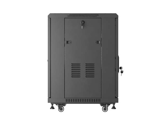 LANBERG INSTALAČNÍ RACK 19" 15U 600X600 ČERNÉ SKLENĚNÉ DVEŘE (PLOCHÉ BALENÍ) - obrázek č. 5